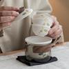 Yangzhi Jade Hand-Painted Osmanthus Travel Tea Set view 4