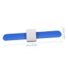 BATHVEVE Magnetic Silicone Hairpin Holder Bracelet for Hairstylists, Blue view 2
