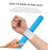 BATHVEVE Magnetic Silicone Hairpin Holder Bracelet for Hairstylists, Blue view 3
