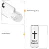 GLEAVI Glass Holy Water Bottle with Cross Pendant view 3