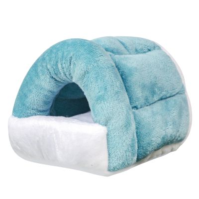 Hamster Bed with Fur, Winter Sleep Nest