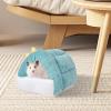 Hamster Bed with Fur, Winter Sleep Nest view 3