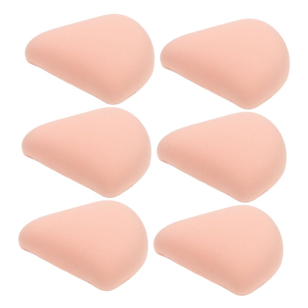 VALICLUD 6-Pack Triangular Makeup Sponges for Face