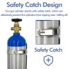 Wall-Mounted Oxygen Cylinder Holder with Safety Lock, 5 1/2 in Diameter view 4