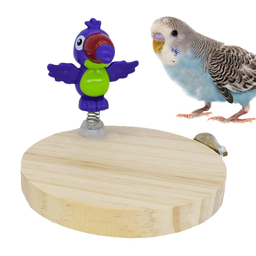 Parrot Perches, Sturdy Natural Chew Toy and Learning Accessory for Indoor Birds