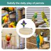 Parrot Perches, Sturdy Natural Chew Toy and Learning Accessory for Indoor Birds view 4