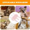 Cat Hair Brush for Indoor Cats, Silicone Cat Face Scratcher and Massage Brush with Adjustable Strap view 4
