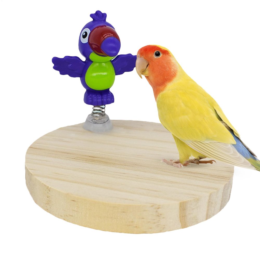 Parrot Perch, Sturdy Natural Wood Toy