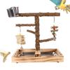 Bird Stand Playground for Cockatiels with Feeding Stations view 1