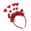 ERINGOGO Red Heart Headband with Sequins, Lightweight and Comfortable view 1