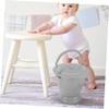 Portable Plastic Bedpans with Lids, 2-Piece Set for Home view 3