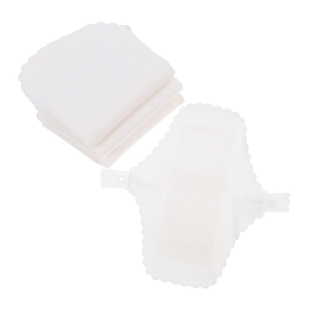 Washable Menstrual Pads, 4 Pack, 18 cm, Cotton Fabric
