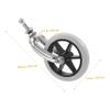 NIYANGLE Front Wheelchair Wheels with Axle and Bearings view 2