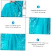Mikinona Green Fabric Hairdressing Cape with Snap Neck Closure view 4