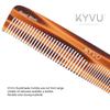 KYVU T1 Hair Comb, Tortoiseshell, Fine and Wide Teeth view 3