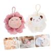 PE Shower Sponges, 2-Pack, Cartoon Design for Adults view 2