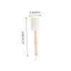 Bath Brush with Long Wooden Handle and Loofah Body Scrubber view 2