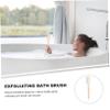 Bath Brush with Long Wooden Handle and Loofah Body Scrubber view 3