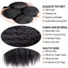 Brazilian Kinky Straight Human Hair Extensions, 1 or 3 Bundles, 16–20 in view 3