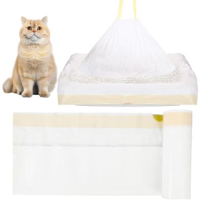 20 Cat Litter Bags with Handles