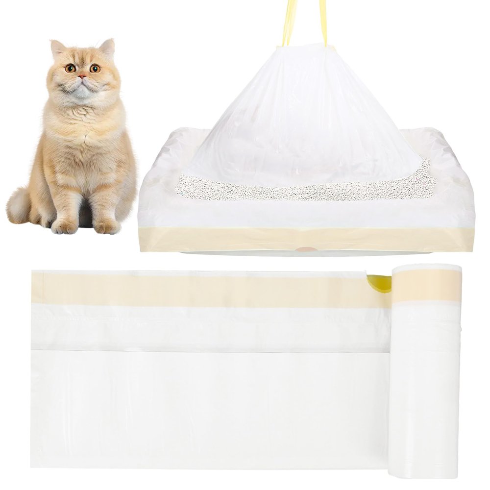 20 Cat Litter Bags with Handles