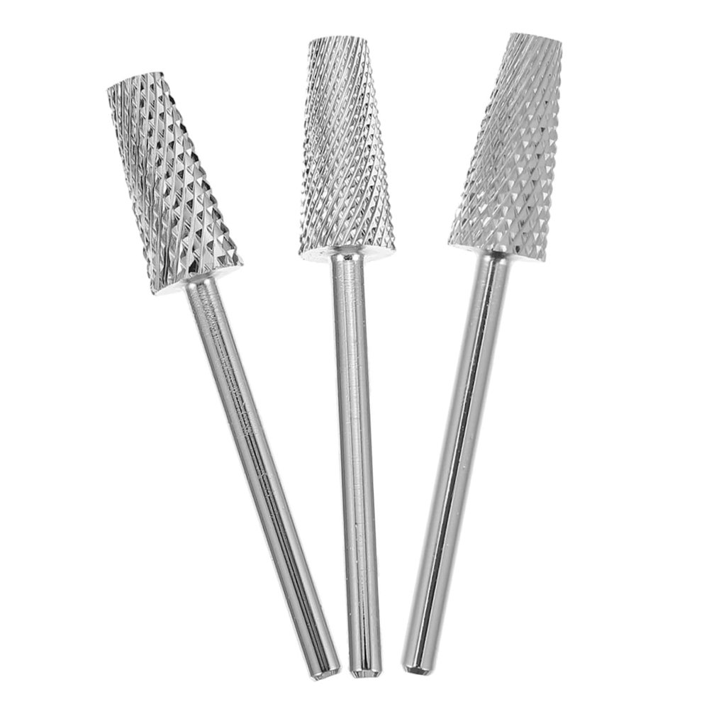 VALICLUD 3-Piece Tungsten Steel Nail Drill Bits, Conical