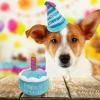 Dog Birthday Cake Toy - Plush Cake Shaped Toy for Dogs view 3