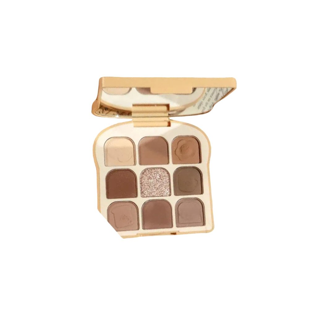 9-Color Toast Eyeshadow Palette, Matte, Shimmery and Metallic Shimmer Shades for Smoky, Neutral and Everyday Eye Looks (2# Fuji Prima Snow)