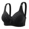 LOIJMK Women's Orthopedic Anti-Sagging Bra for Senior Women, Posture-Correcting, Breathable, Bust-Lifting (Black, C) view 1