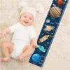 JHSDHYD Kids' Height Chart, Cartoon Planet Rocket, Beige Scroll view 3