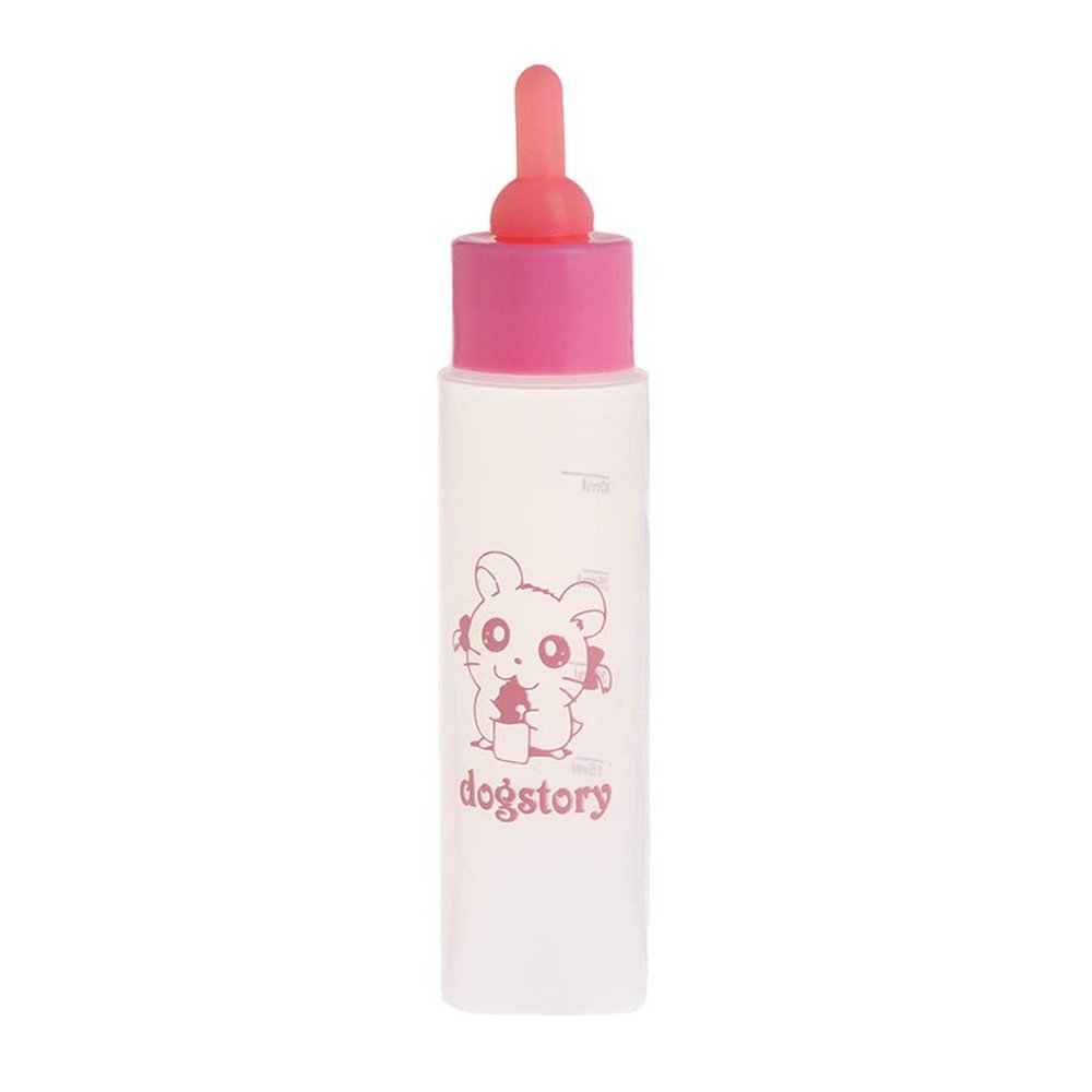 DIIOOMIEEU Pet Milk Bottle, 30 ml, Silicone Nipple