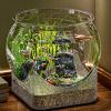 Round Transparent Fish Bowl Aquarium view 3