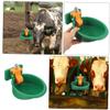 HEMOTON Automatic Water Dispenser for Pigs and Horses, Green ABS Plastic view 4