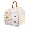 Transparent Portable Bird Cage with Perch view 1