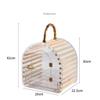 Transparent Portable Bird Cage with Perch view 2