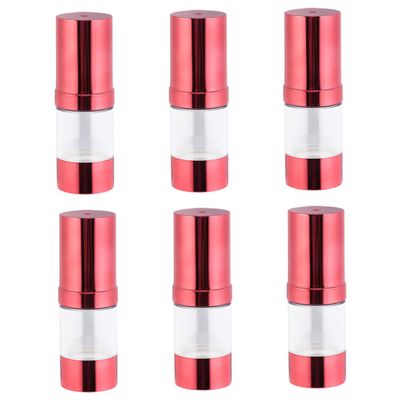 NIYANGLE 6-Pack 30 ml Plastic Lotion Bottles with Caps for Travel
