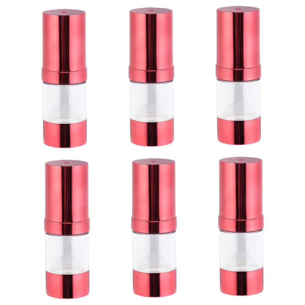 NIYANGLE 6-Pack 30 ml Plastic Lotion Bottles with Caps for Travel