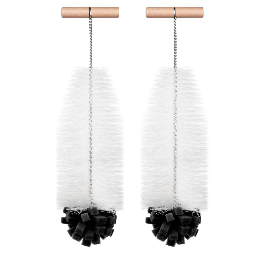 AOOTE Bottle Brushes, 2-Pack, 35 cm, for SodaStream Glass Bottles