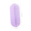 Purple Double-Sided Nail Brushes, 3-Pack, Plastic view 4