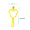 Dog Waste Bag Clips, 2-Pack, ABS, Yellow, for Dogs and Cats view 2