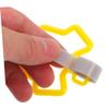 Dog Waste Bag Clips, 2-Pack, ABS, Yellow, for Dogs and Cats view 3