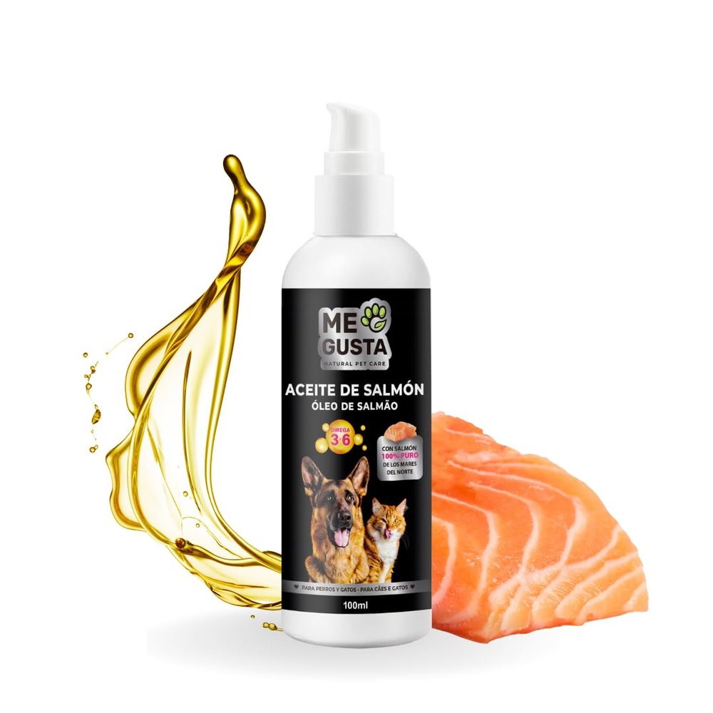 ME Gusta Salmon for Dogs and Cats | Immune System Support | Joint and Bone Strength | Reduces Skin Issues | 100 ml