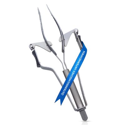 REMOS Automatic Eyebrow Tweezers, Adjustable, Ergonomic Grip, Stainless Steel, 11 cm