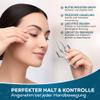 REMOS Automatic Eyebrow Tweezers, Adjustable, Ergonomic Grip, Stainless Steel, 11 cm view 3