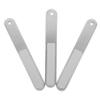 3-Piece Stainless Steel Fingernail Files, Single-Sided, Fine view 1