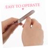 3-Piece Stainless Steel Fingernail Files, Single-Sided, Fine view 3