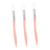 3-Pack Stainless Steel Travel Eyebrow Razors, Pink view 1