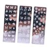 CALLARON Stainless Steel Nail Stamping Plates with Deeply Engraved Flowers and Butterflies, 6 Pieces view 2