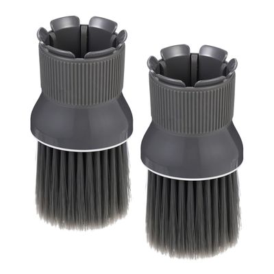2-Piece Plastic Neck Duster Brush Set for Barbers and Stylists