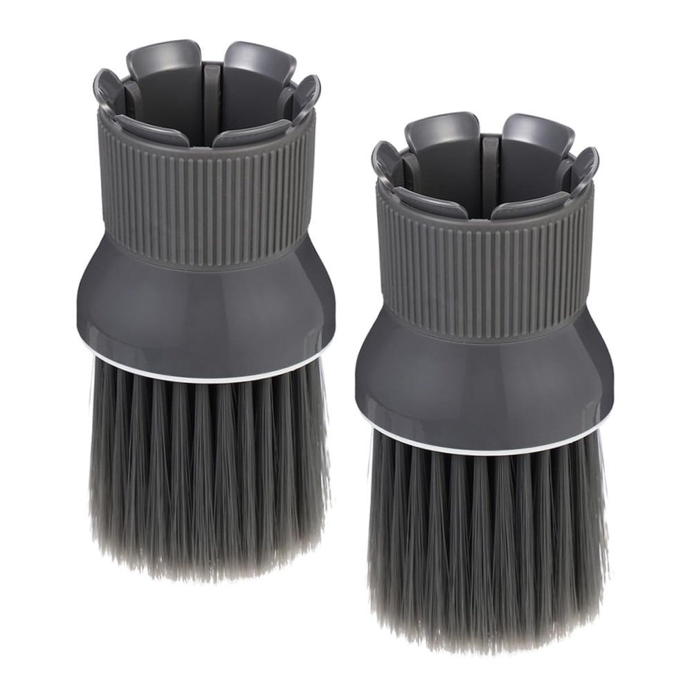 2-Piece Plastic Neck Duster Brush Set for Barbers and Stylists